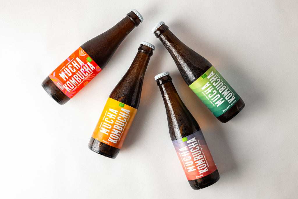 MUCHA KOMBUCHA - 12 PACK MIX 250ml + KOMBUCHA DE ROOIBOS